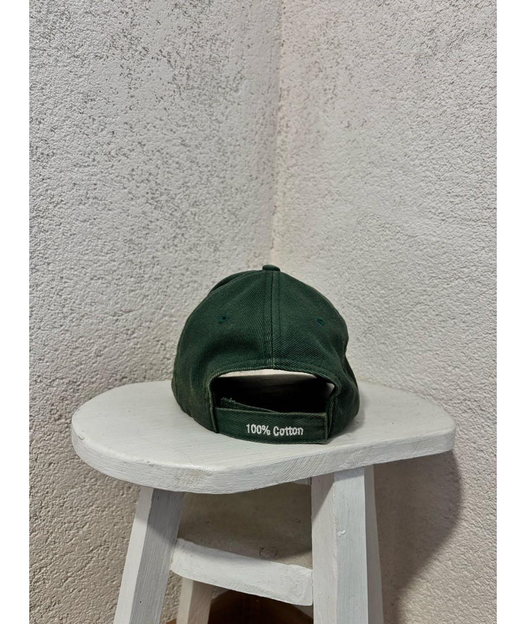 VETEMENTS Зеленая хлопковая кепка/бейсболка, фото 3