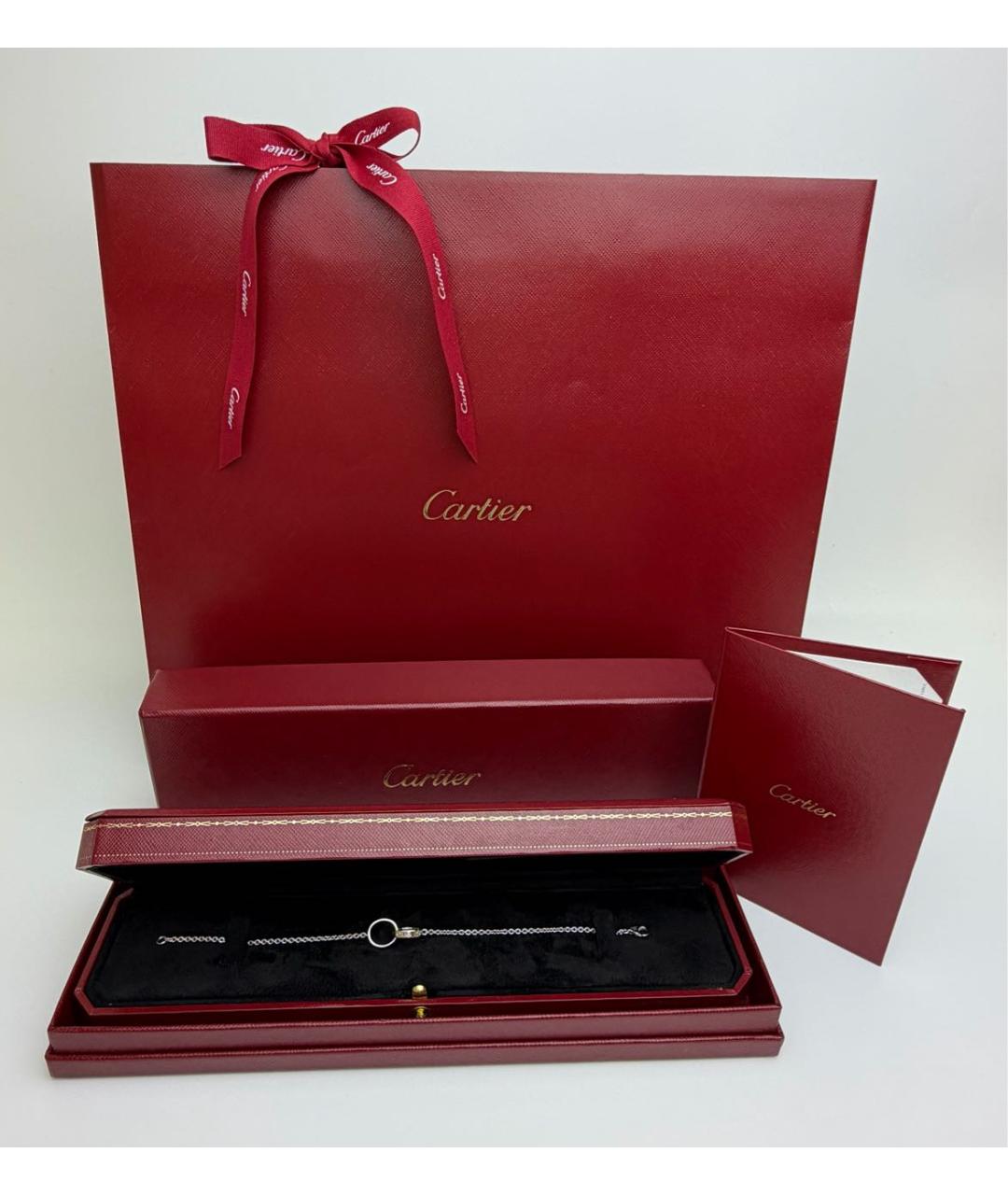 CARTIER Белый браслет из белого золота, фото 2