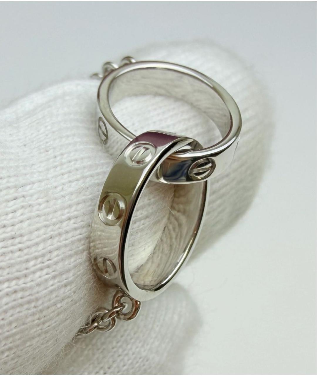 CARTIER Белый браслет из белого золота, фото 4