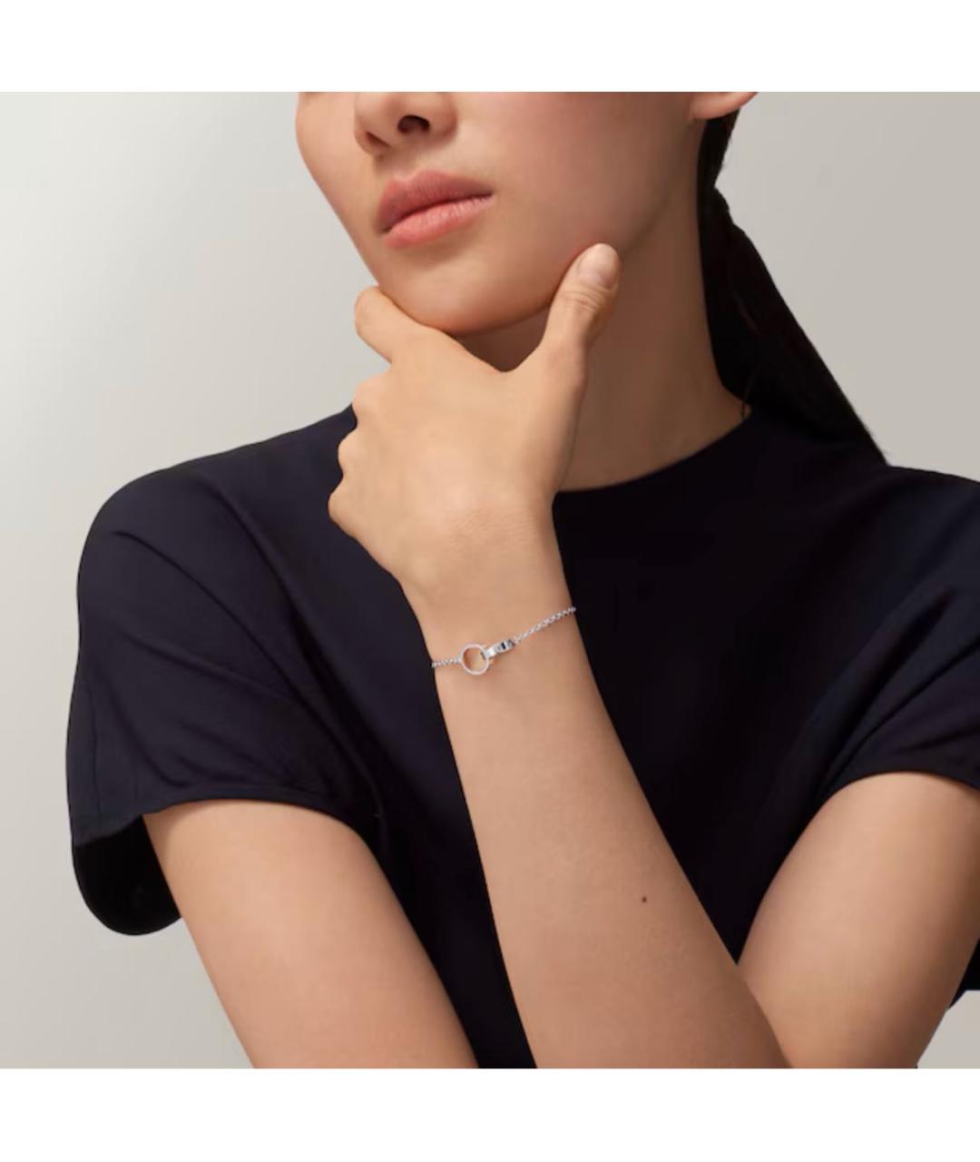 CARTIER Белый браслет из белого золота, фото 7
