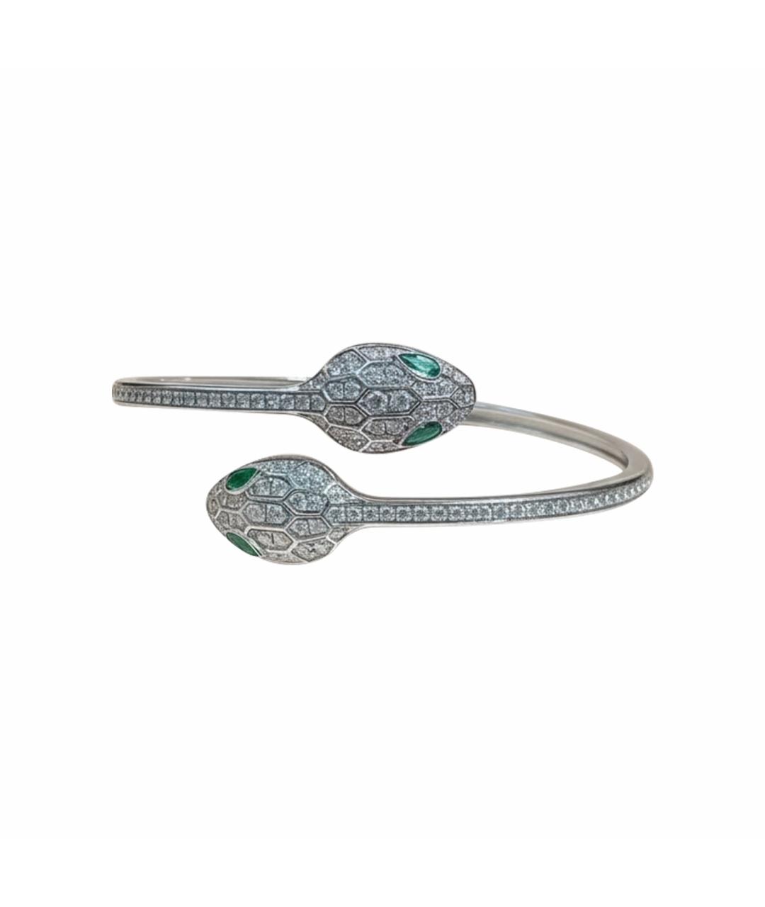 BVLGARI Серебрянный браслет из белого золота, фото 1