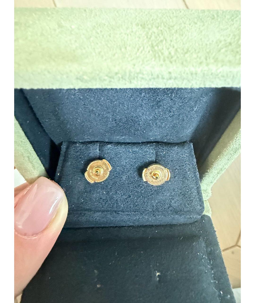 VAN CLEEF & ARPELS Бежевые серьги из желтого золота, фото 3