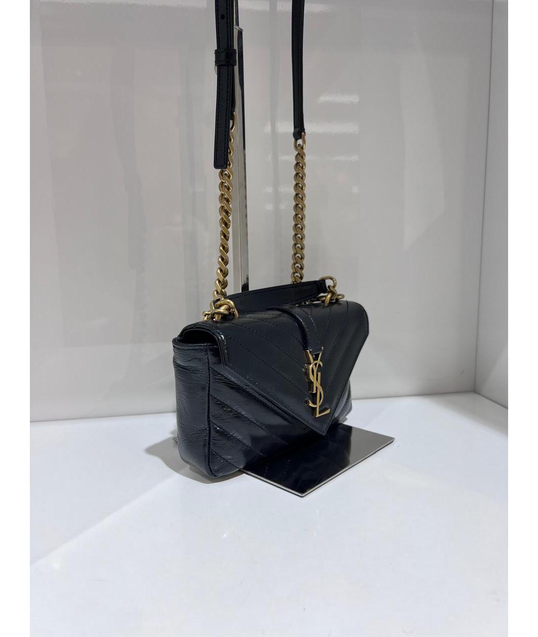 SAINT LAURENT Черная сумка через плечо, фото 3