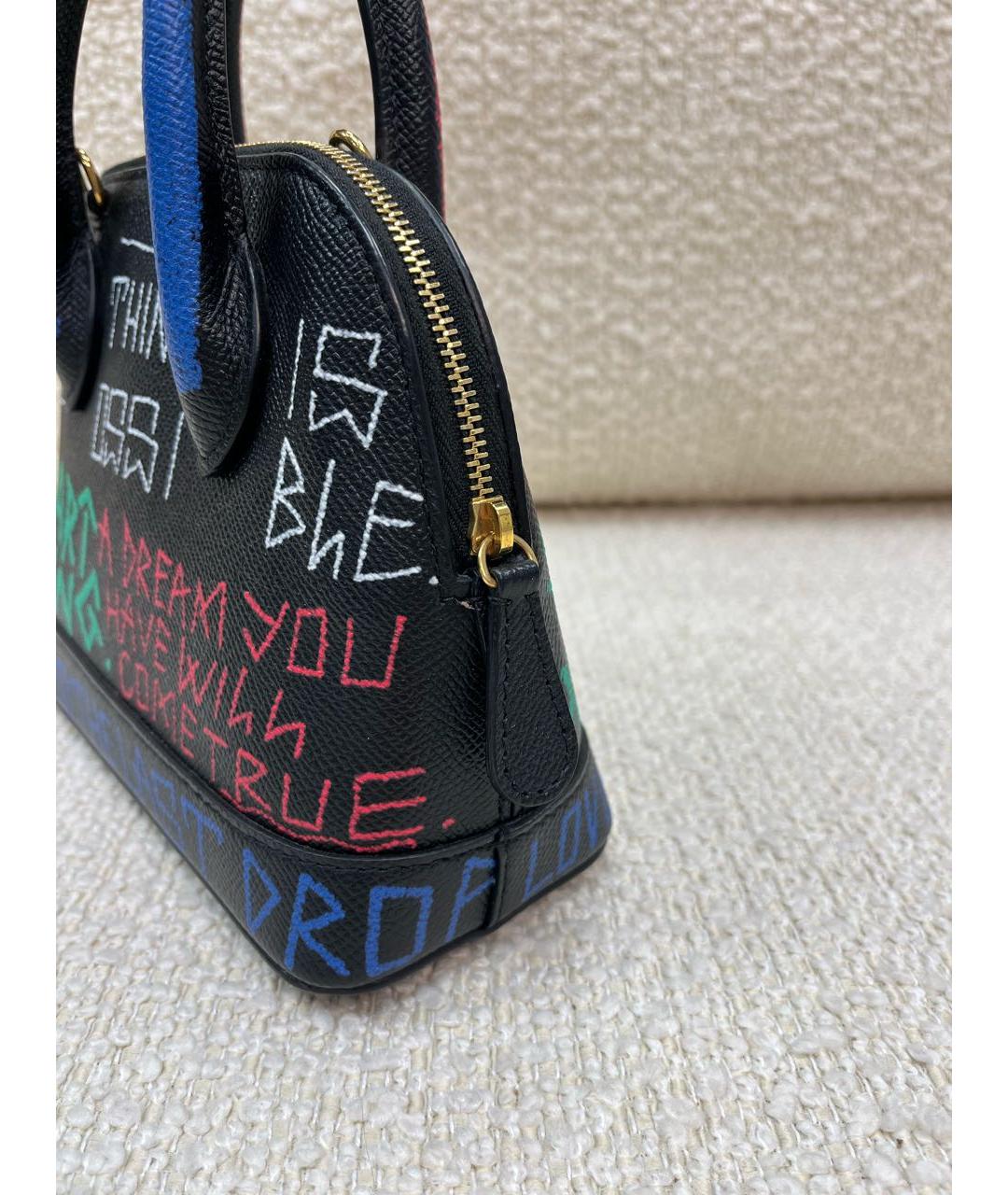 BALENCIAGA Черная кожаная сумка с короткими ручками, фото 7