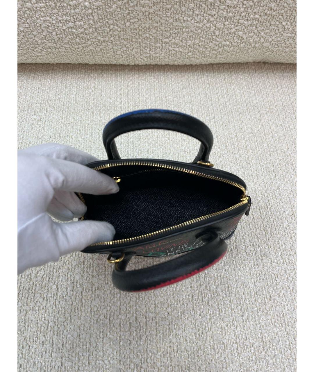 BALENCIAGA Черная кожаная сумка с короткими ручками, фото 4