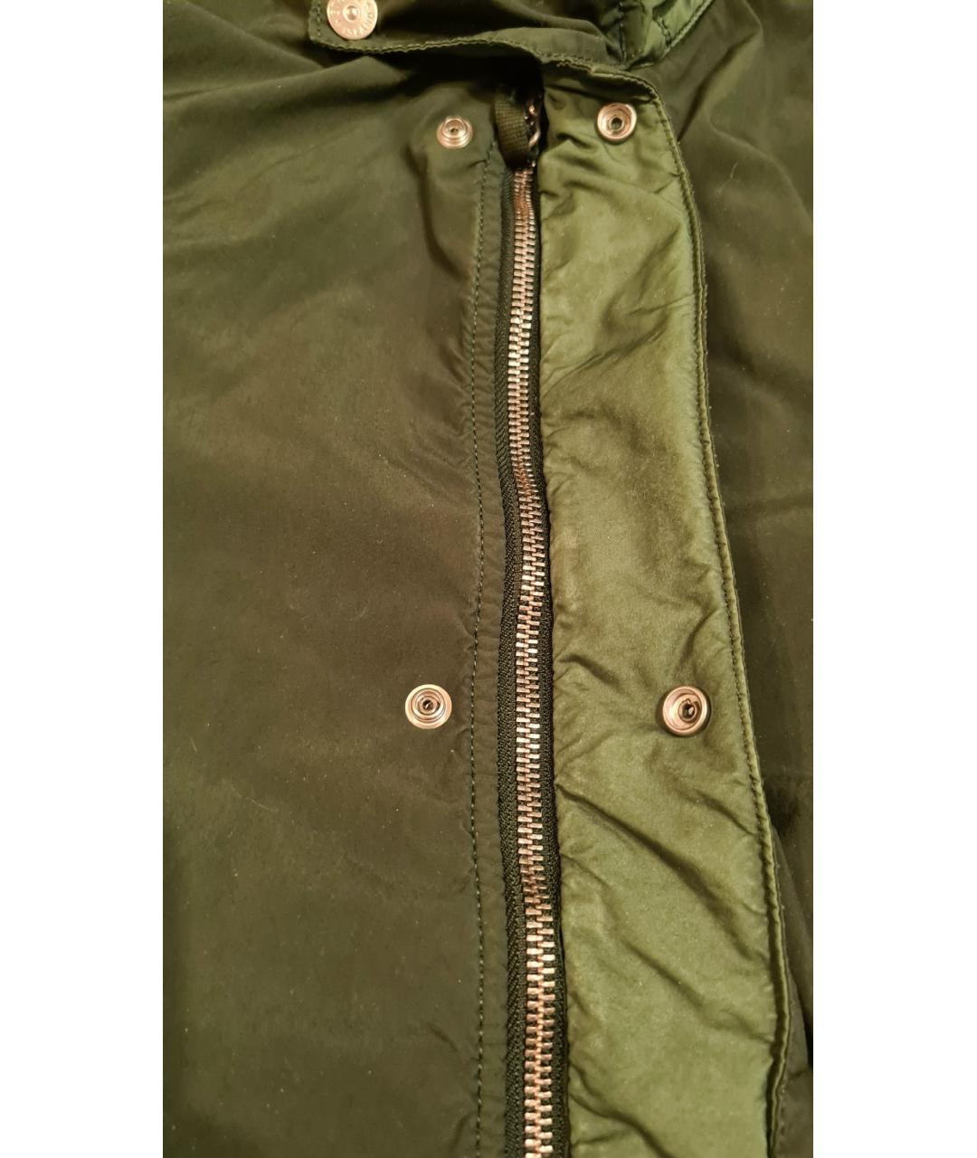 STONE ISLAND Зеленая полиэстеровая куртка, фото 6