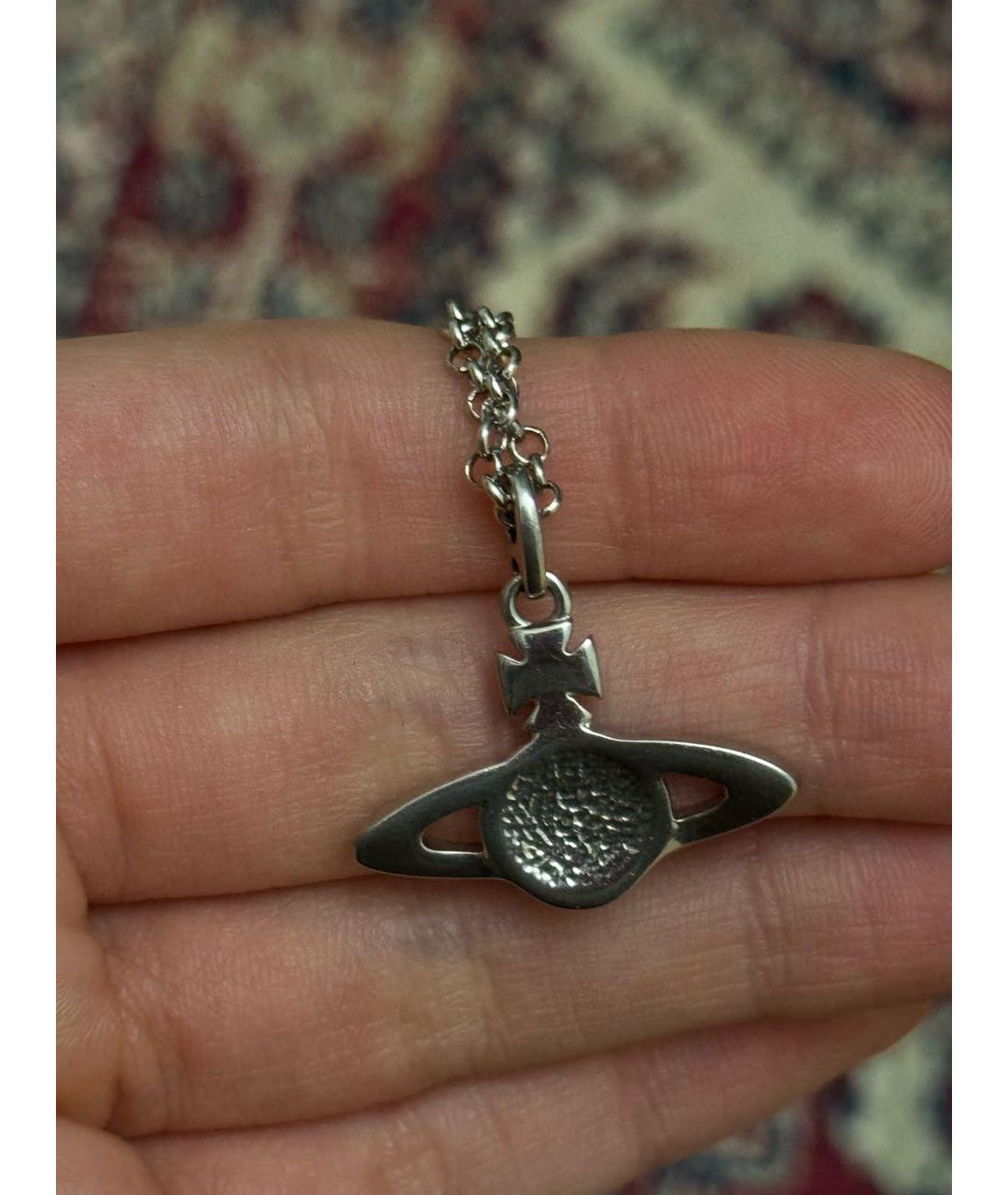 VIVIENNE WESTWOOD Серебряное колье, фото 3