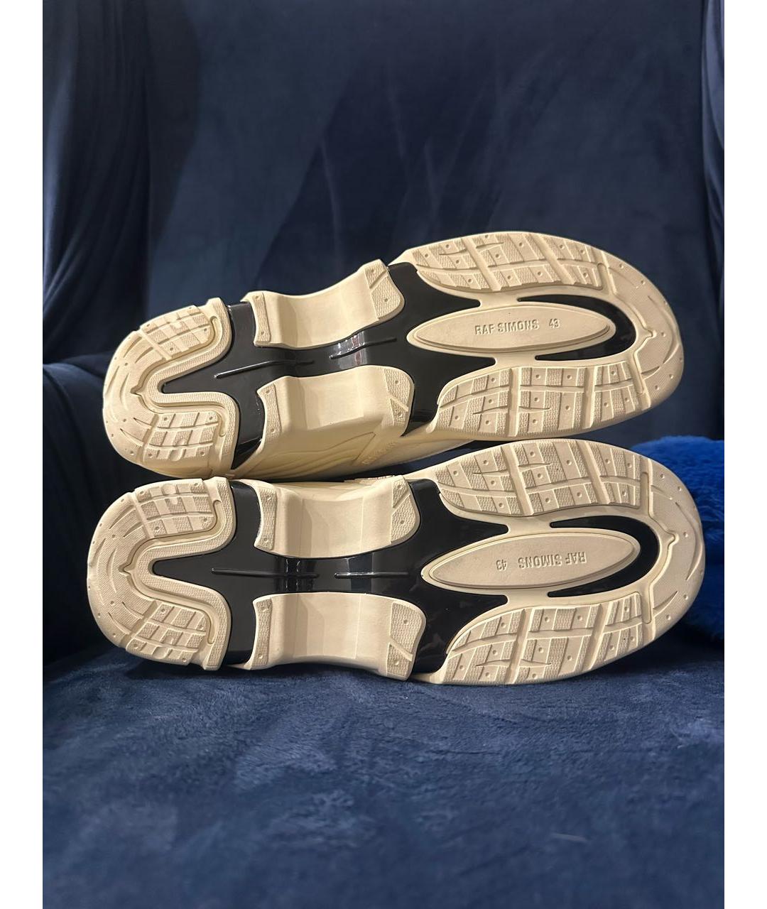 RAF SIMONS Синие высокие кроссовки / кеды, фото 4