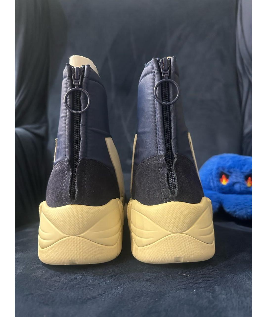 RAF SIMONS Синие высокие кроссовки / кеды, фото 5