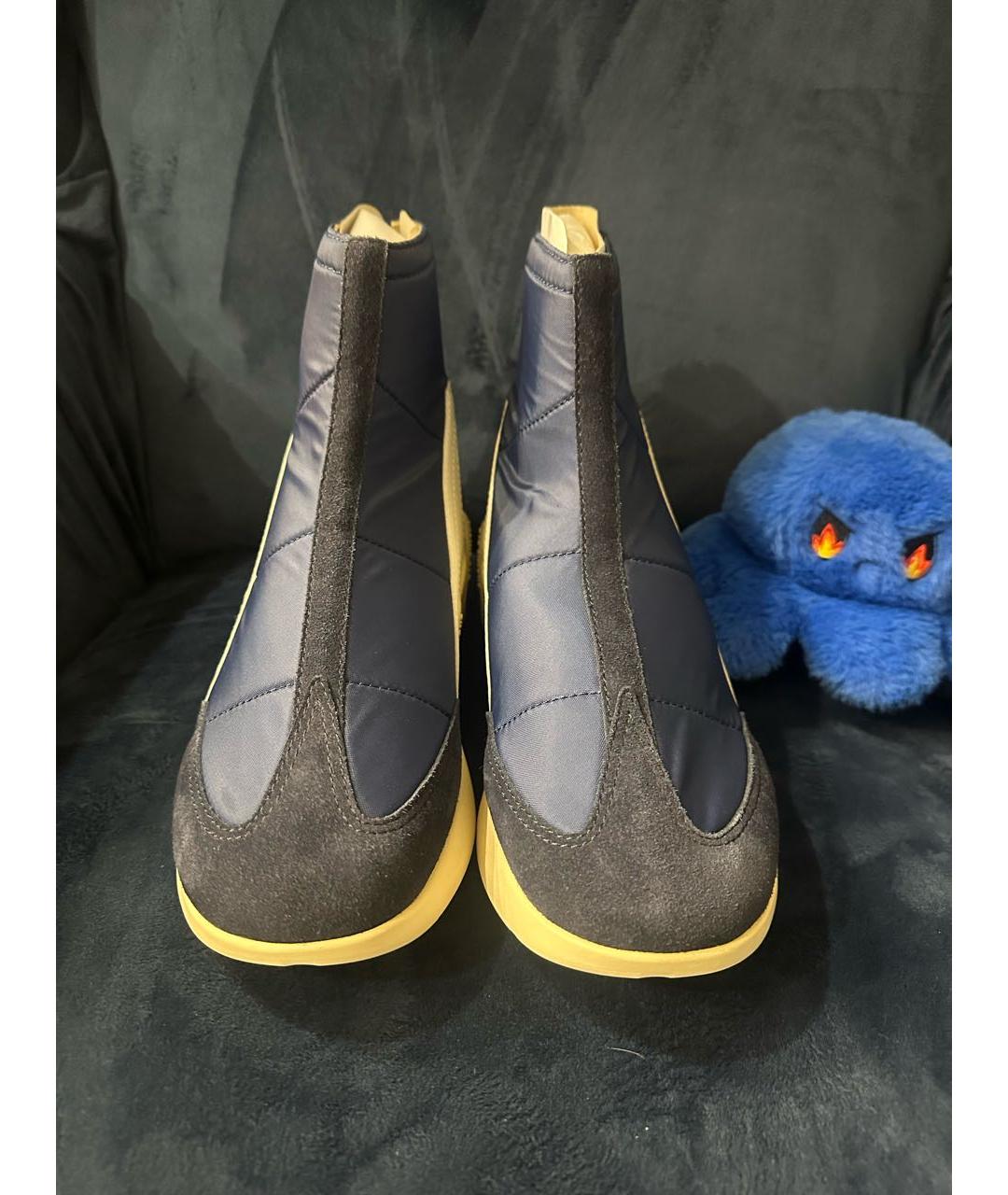 RAF SIMONS Синие высокие кроссовки / кеды, фото 3