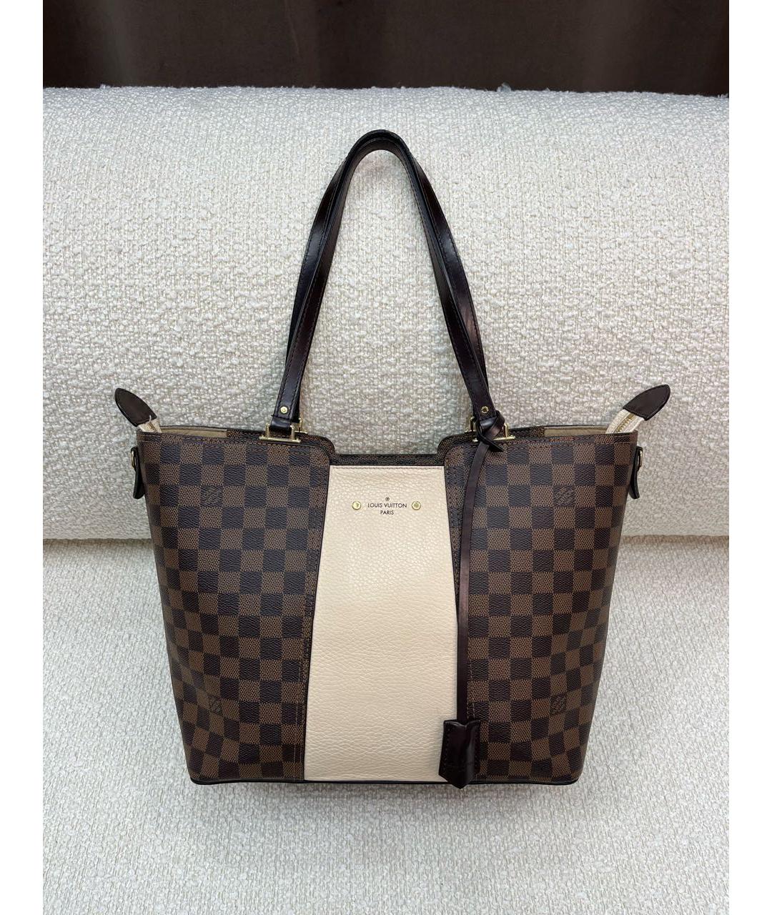 LOUIS VUITTON Коричневая сумка с короткими ручками, фото 9