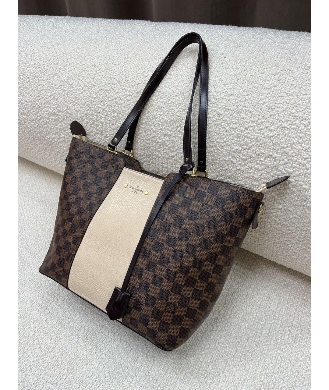 LOUIS VUITTON Коричневая сумка с короткими ручками, фото 2