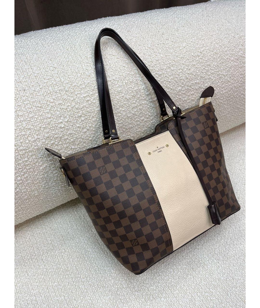 LOUIS VUITTON Коричневая сумка с короткими ручками, фото 5