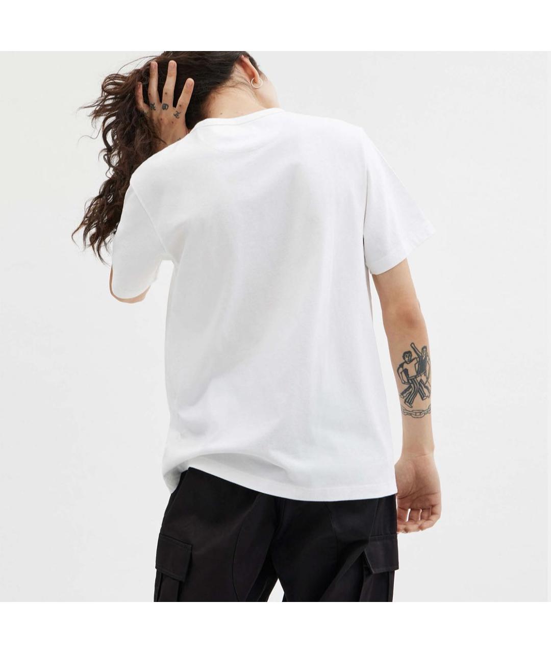 COACH Белая хлопковая футболка, фото 3