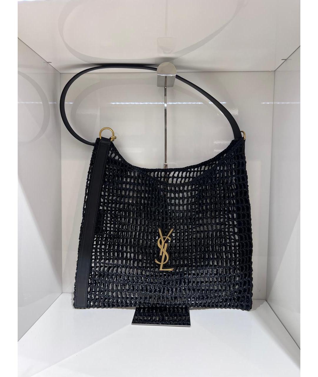 SAINT LAURENT Черная сумка через плечо, фото 2