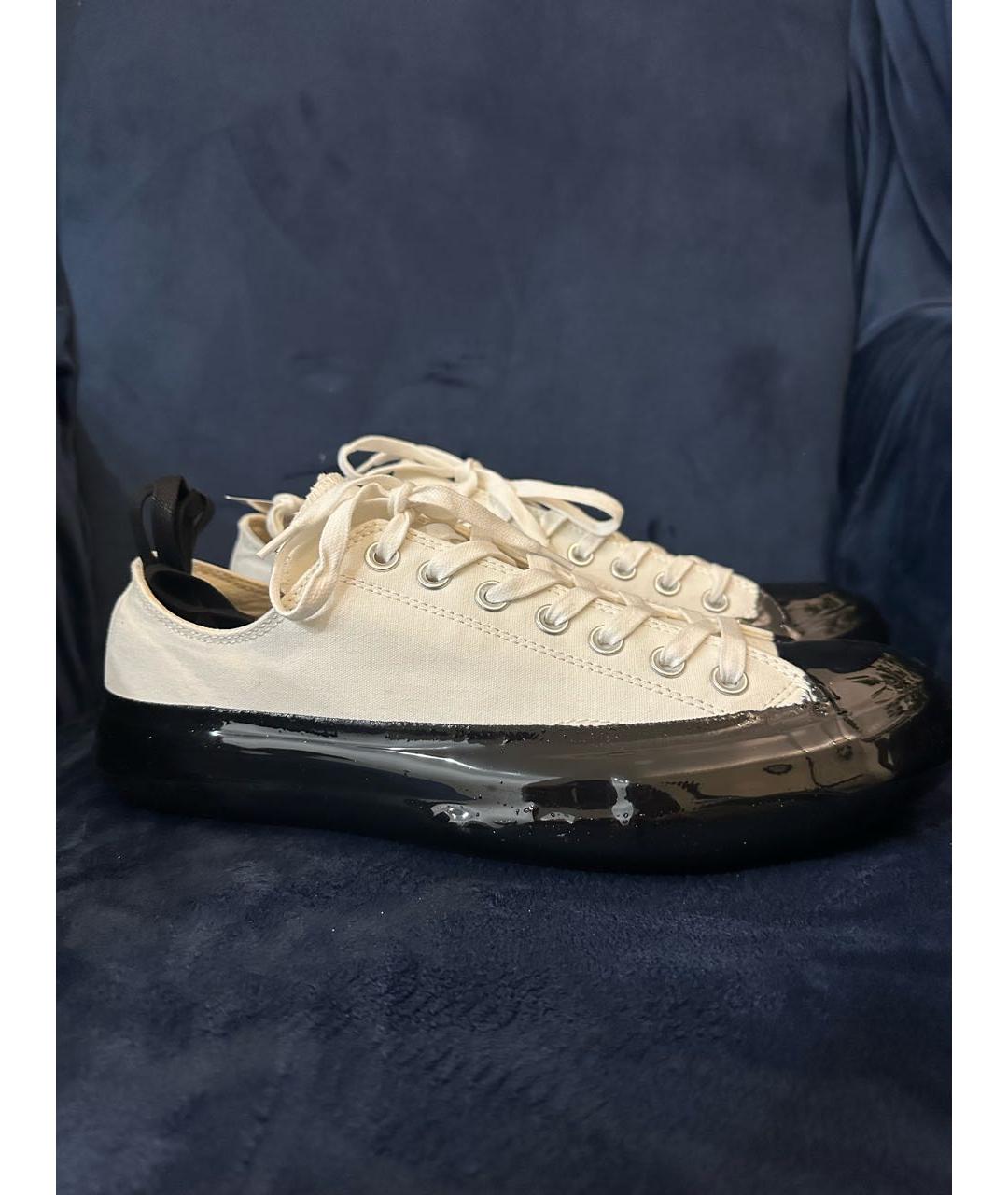 TAKAHIROMIYASHITA THE SOLOIST Белые текстильные низкие кроссовки / кеды, фото 8