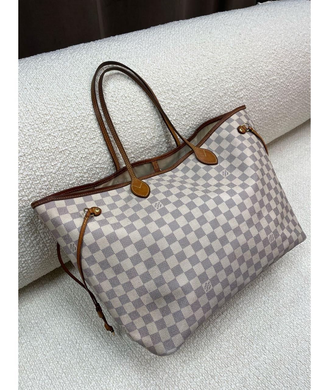 LOUIS VUITTON Белая сумка тоут, фото 6