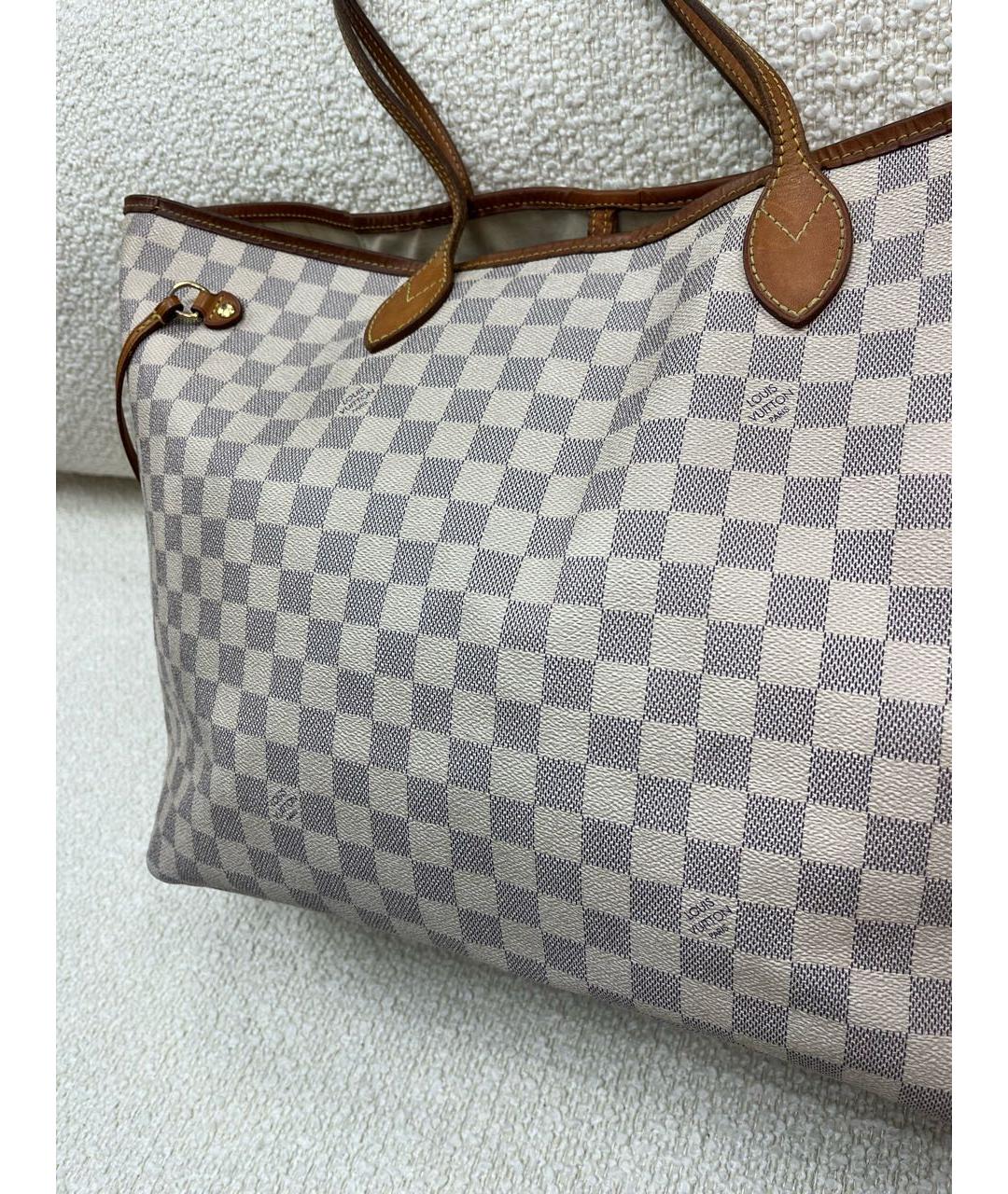 LOUIS VUITTON Белая сумка тоут, фото 4