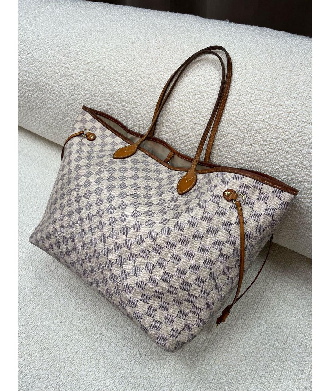 LOUIS VUITTON Белая сумка тоут, фото 2