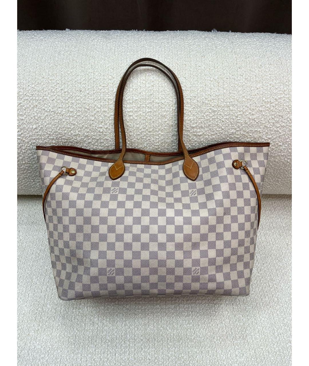 LOUIS VUITTON Белая сумка тоут, фото 8