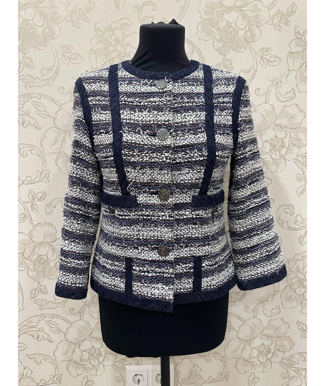 CHANEL Синий жакет/пиджак, фото 8