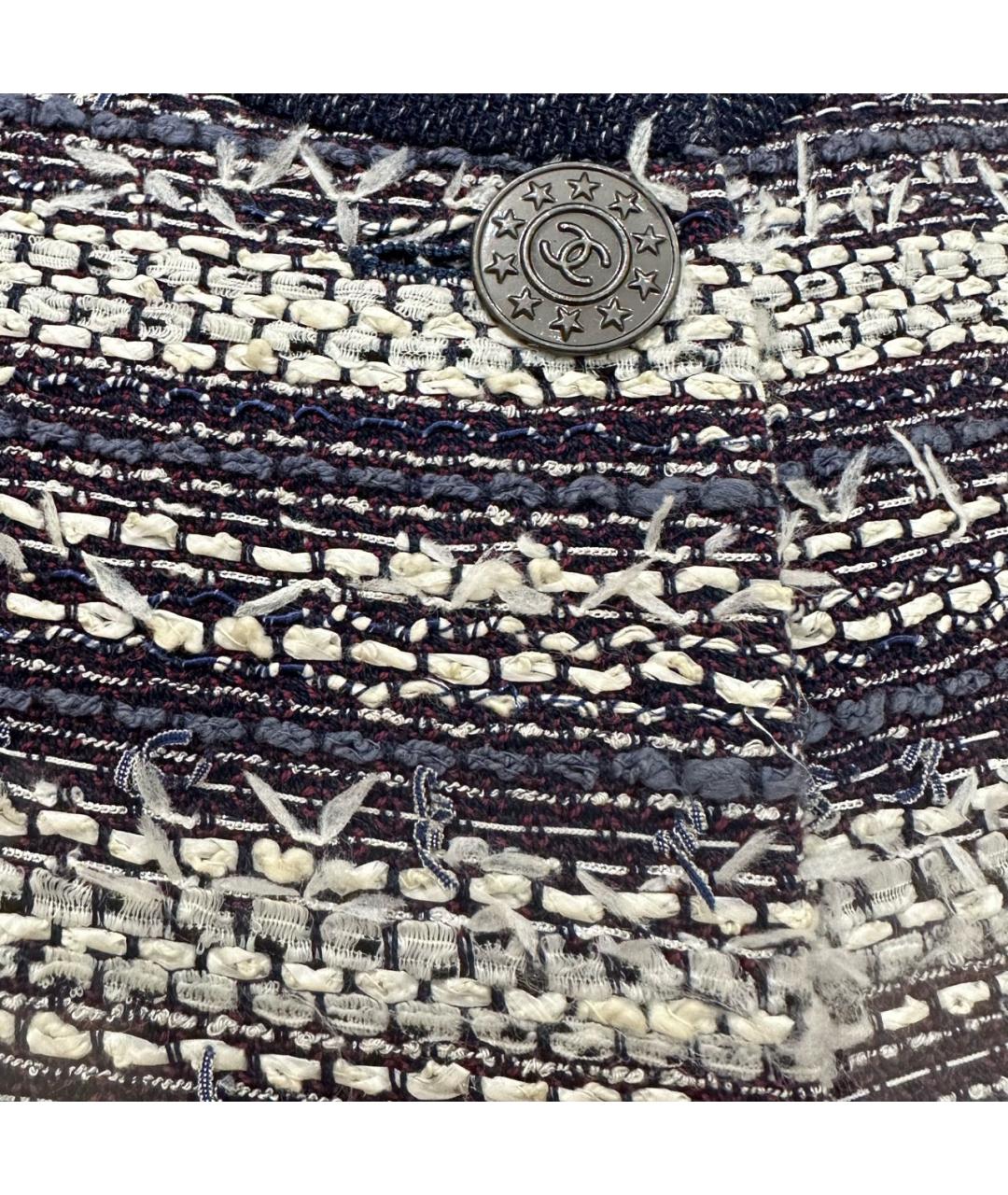 CHANEL Мульти твидовый жакет/пиджак, фото 8