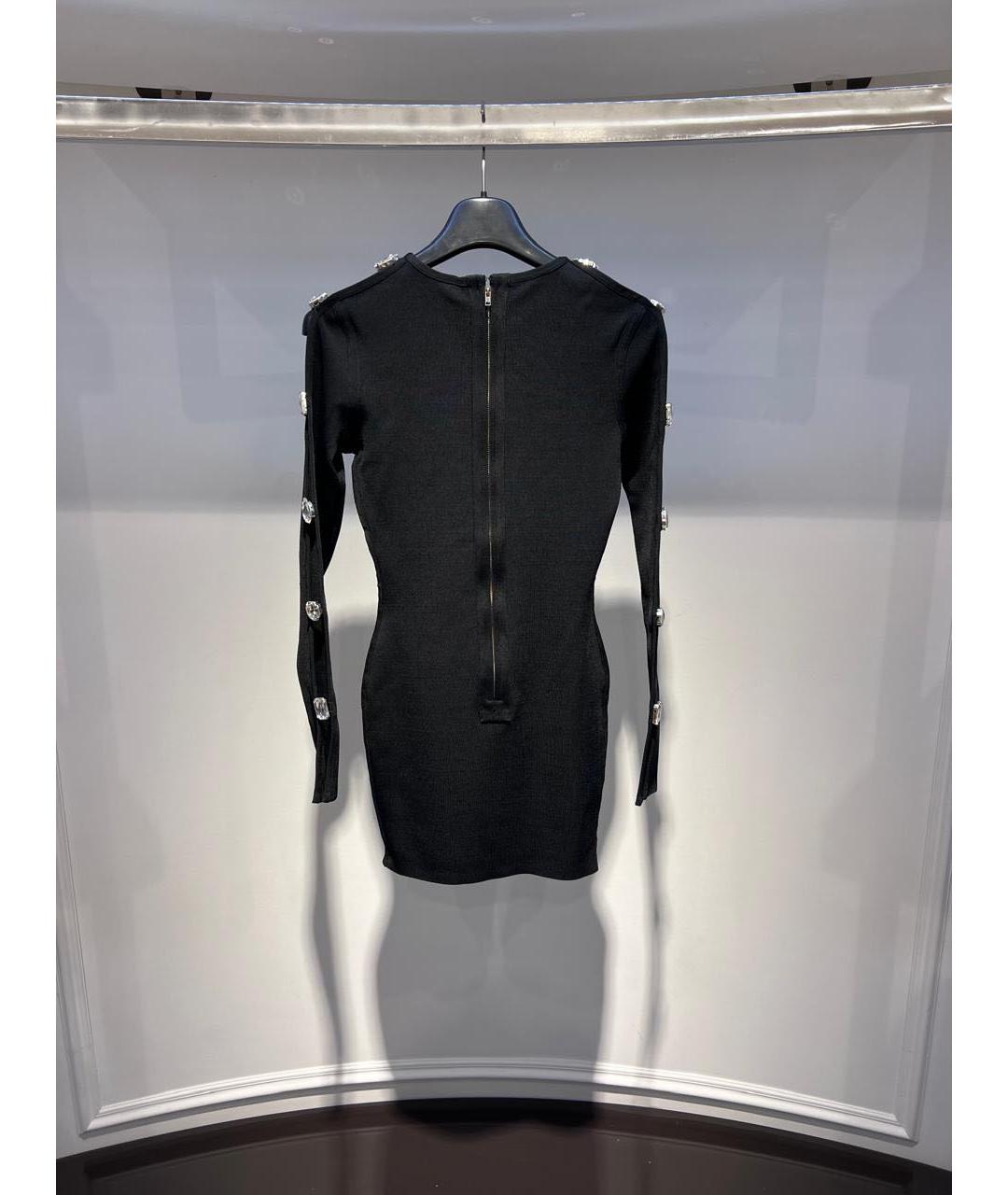 DAVID KOMA Черное повседневное платье, фото 2