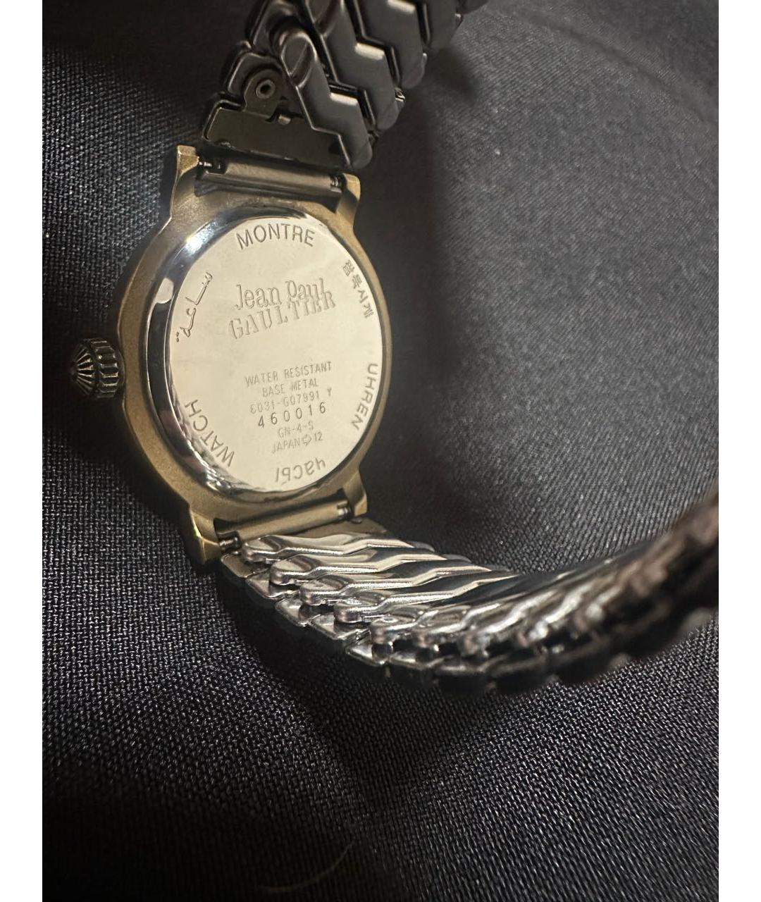 JEAN PAUL GAULTIER Золотые металлические часы, фото 2
