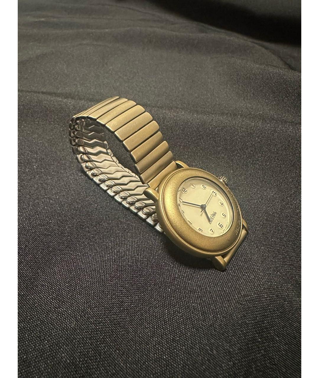 JEAN PAUL GAULTIER Золотые металлические часы, фото 6