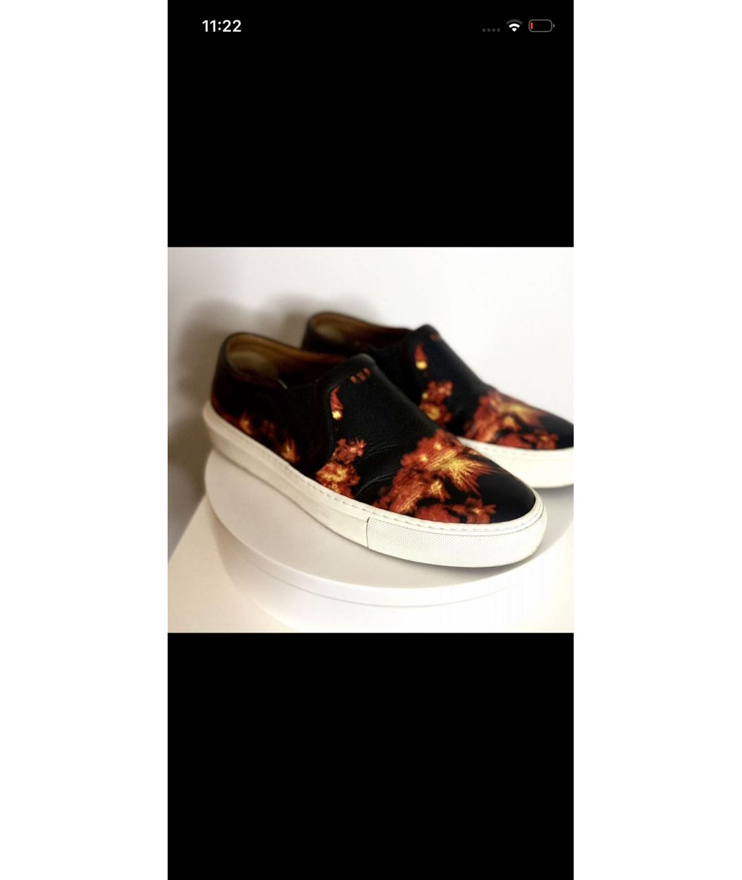 GIVENCHY Черные кожаные слипоны, фото 7