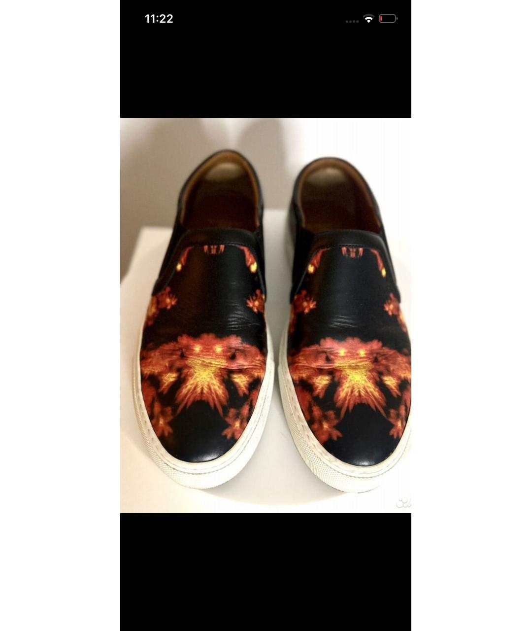 GIVENCHY Черные кожаные слипоны, фото 8