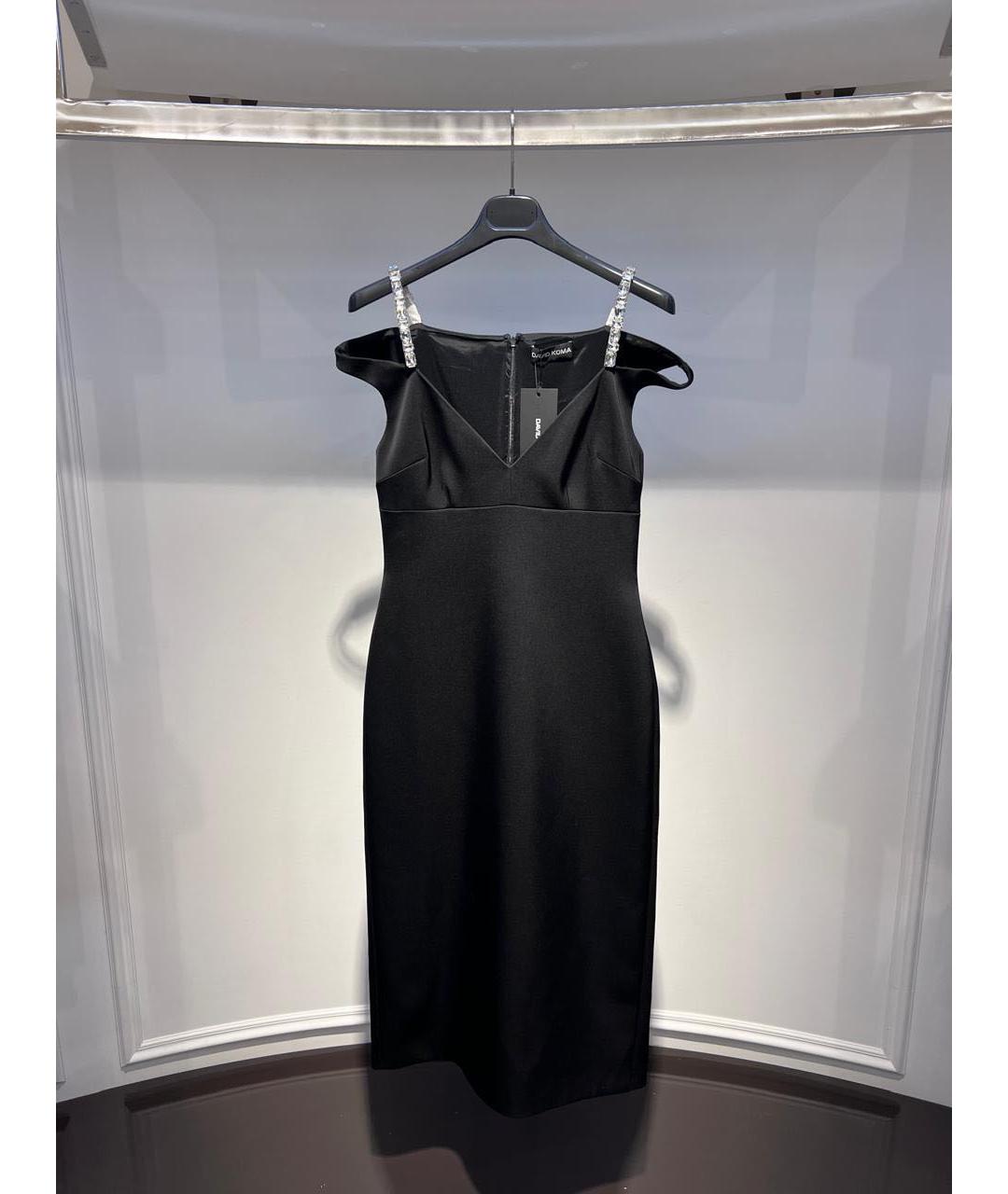 DAVID KOMA Черное вечернее платье, фото 2