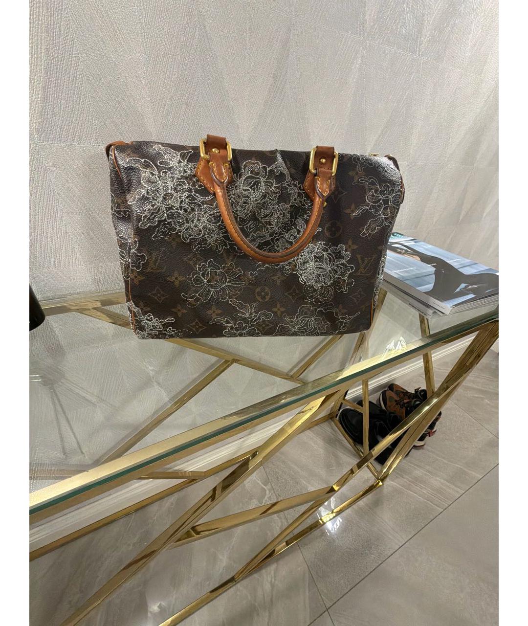 LOUIS VUITTON Кожаная сумка с короткими ручками, фото 3