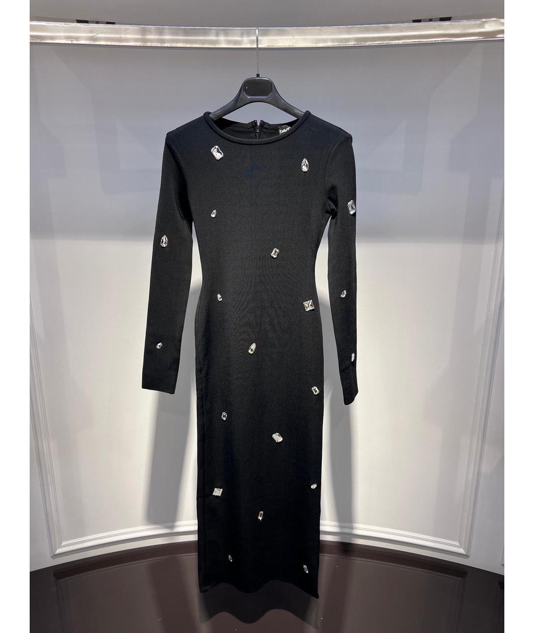 DAVID KOMA Черное повседневное платье, фото 2