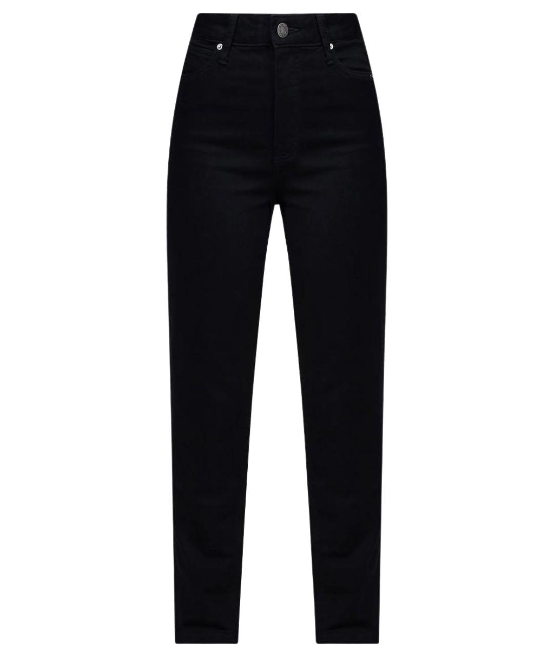 CALVIN KLEIN Черные хлопковые джинсы слим, фото 1