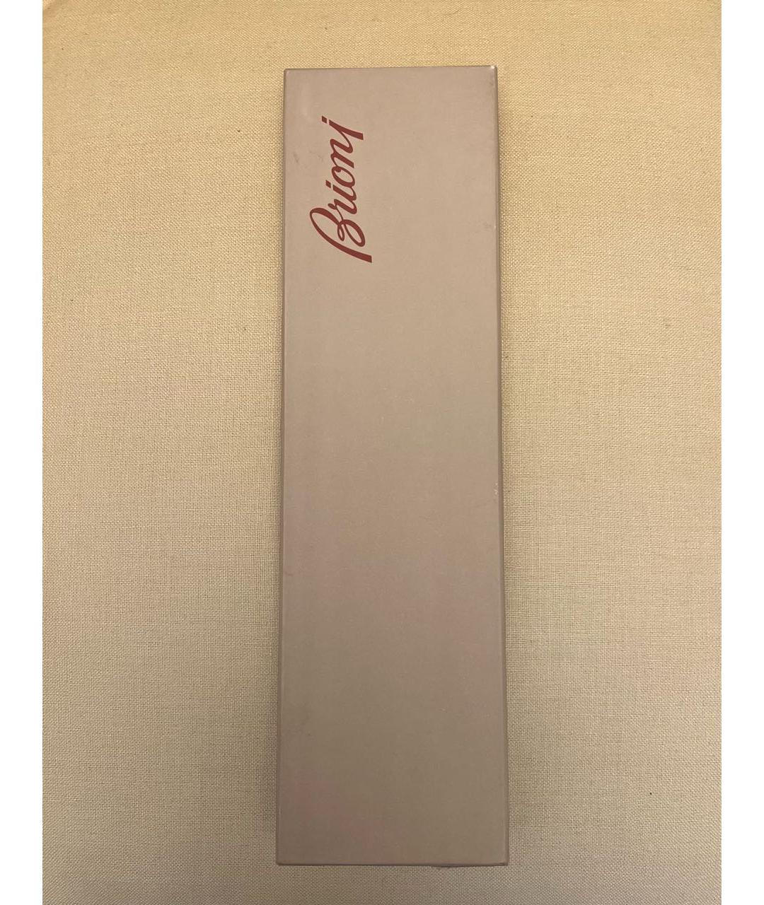 BRIONI Темно-синий шелковый галстук, фото 4