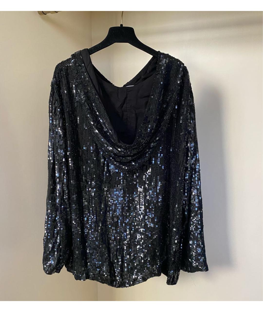 P.A.R.O.S.H. Черная вискозная блузы, фото 6