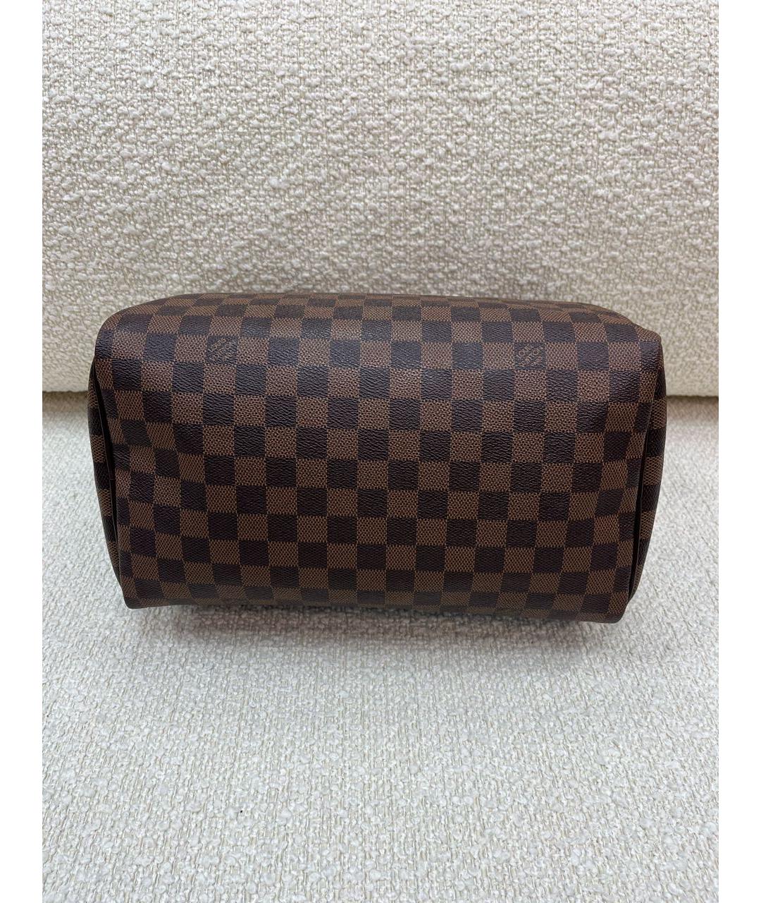 LOUIS VUITTON Коричневая сумка с короткими ручками, фото 6