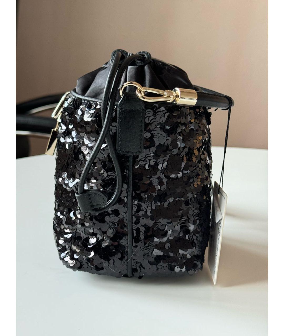 FURLA Черная кожаная сумка через плечо, фото 3