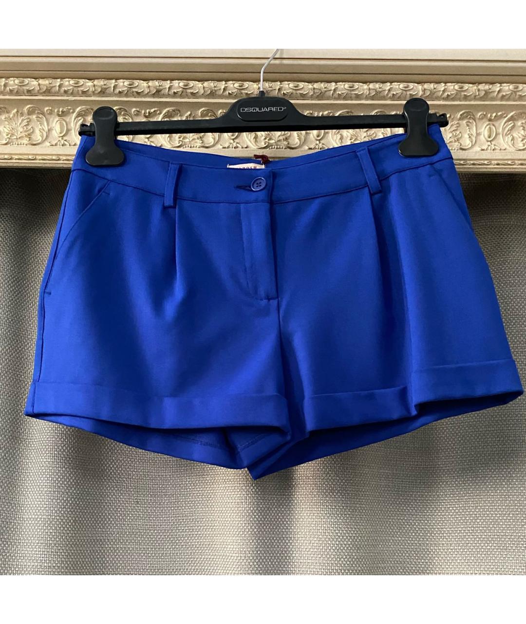 P.A.R.O.S.H. Синие шерстяные шорты, фото 9