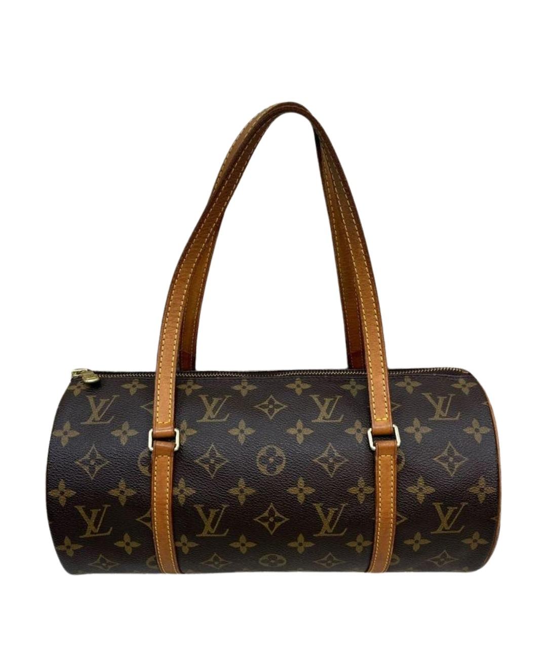 LOUIS VUITTON Коричневая сумка с короткими ручками, фото 1