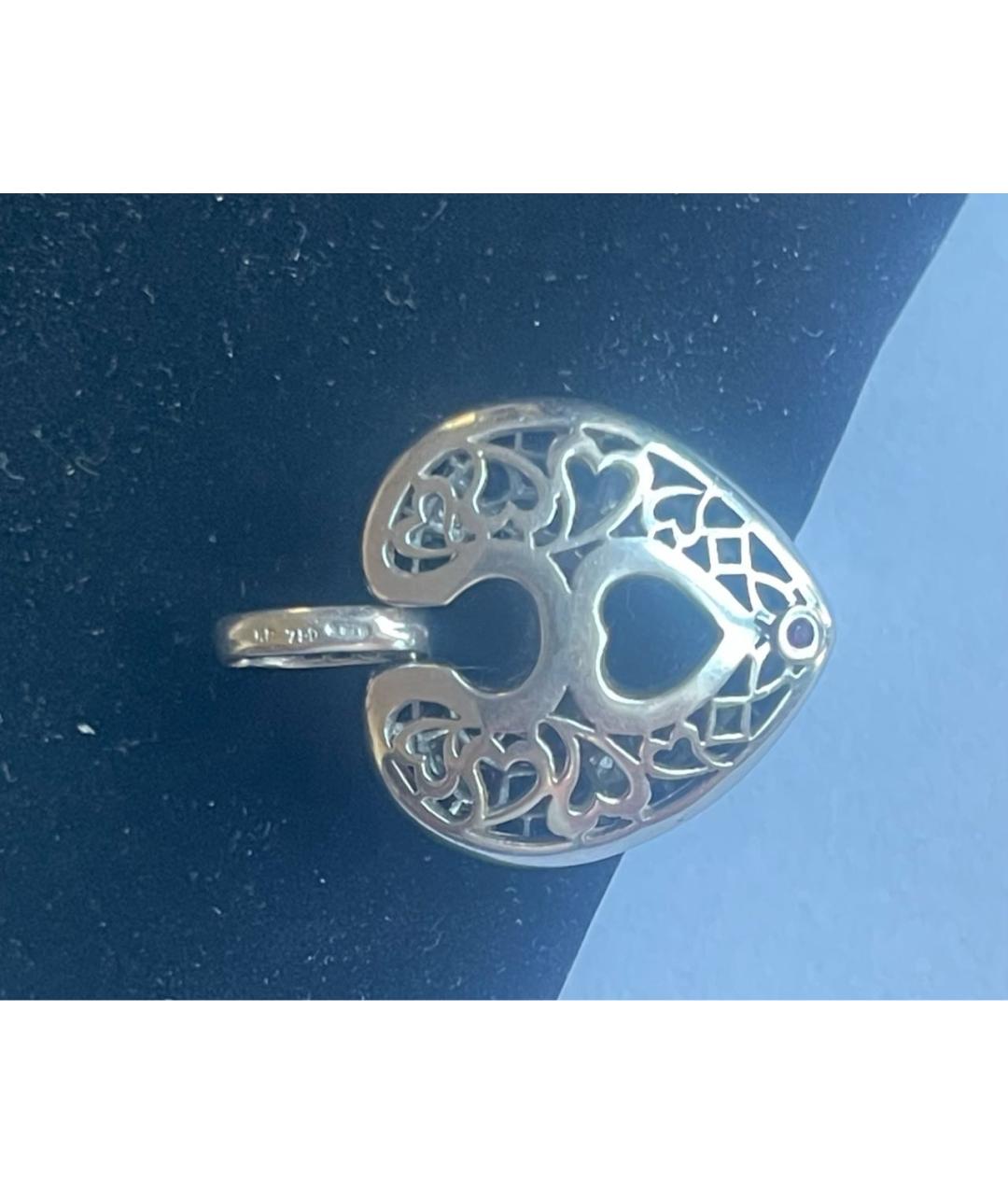 ROBERTO COIN Черный платиновый кулон, фото 4