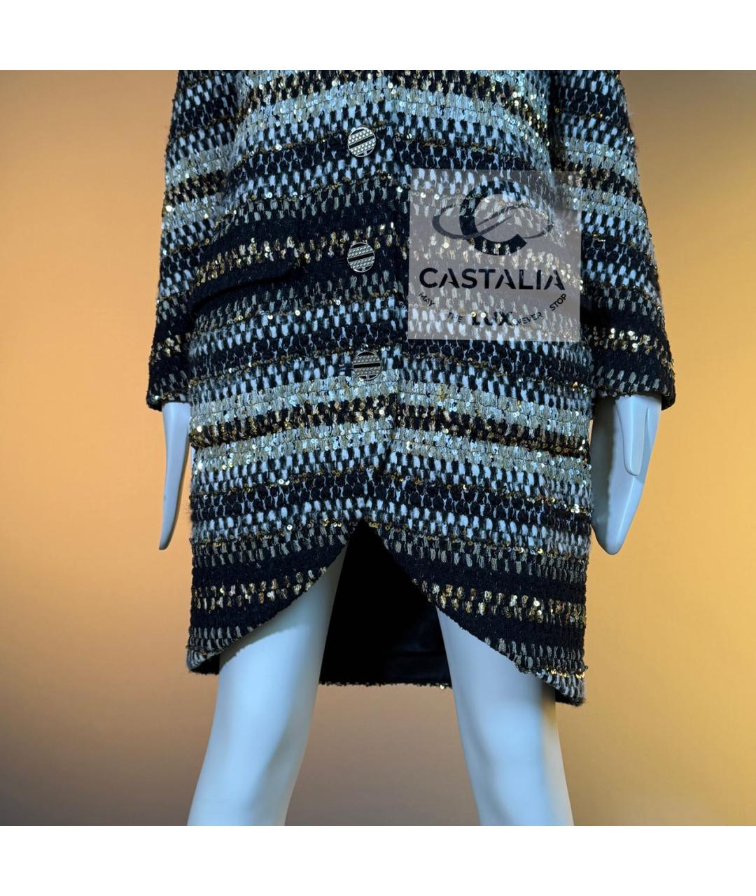 CHANEL Мульти твидовый жакет/пиджак, фото 7