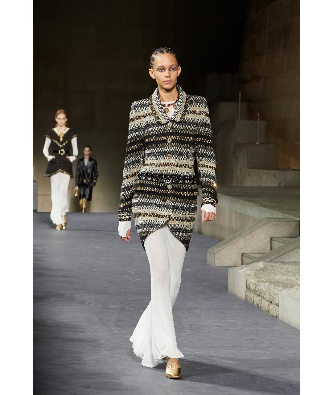 CHANEL Мульти твидовый жакет/пиджак, фото 2