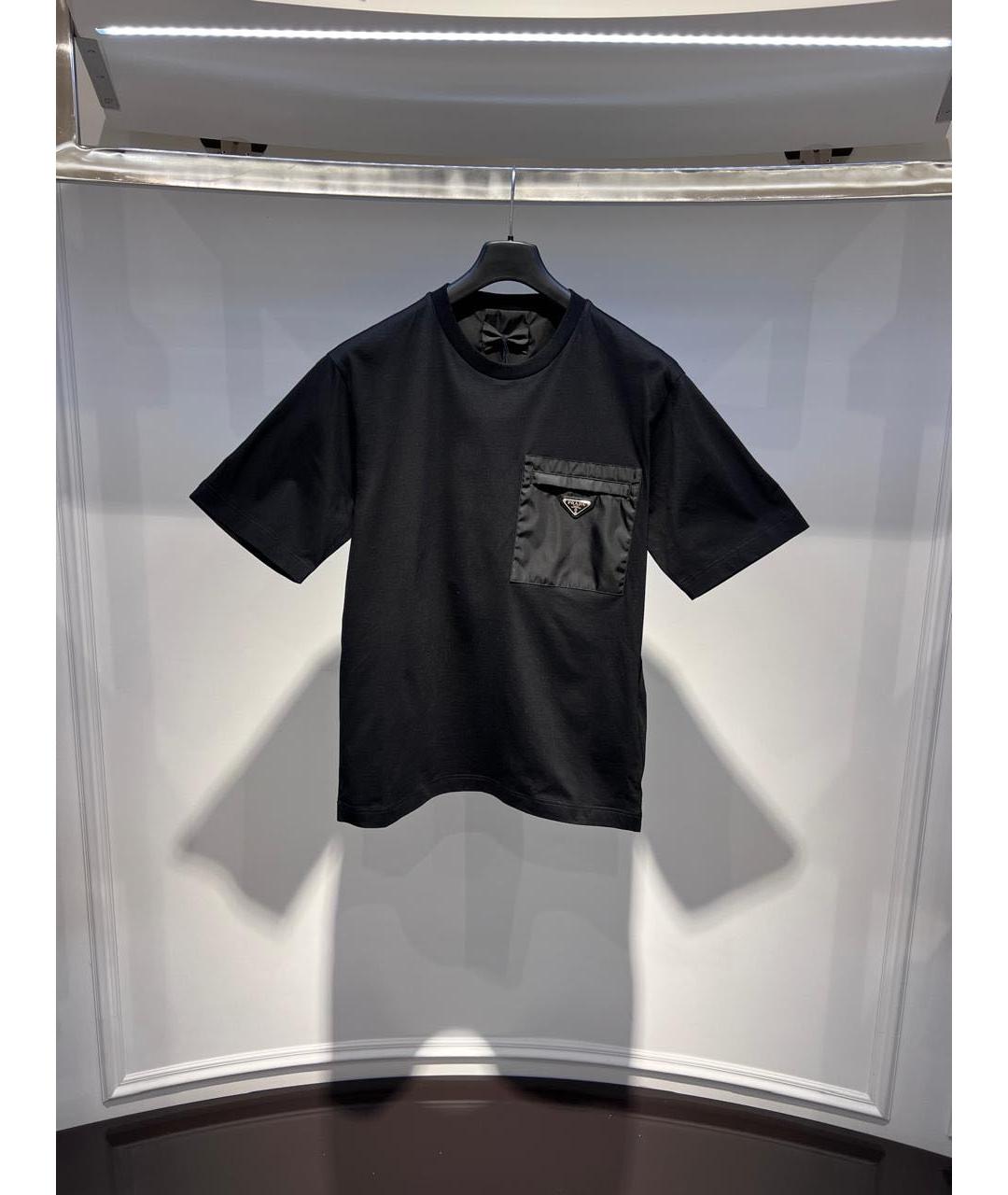 PRADA Черная футболка, фото 2