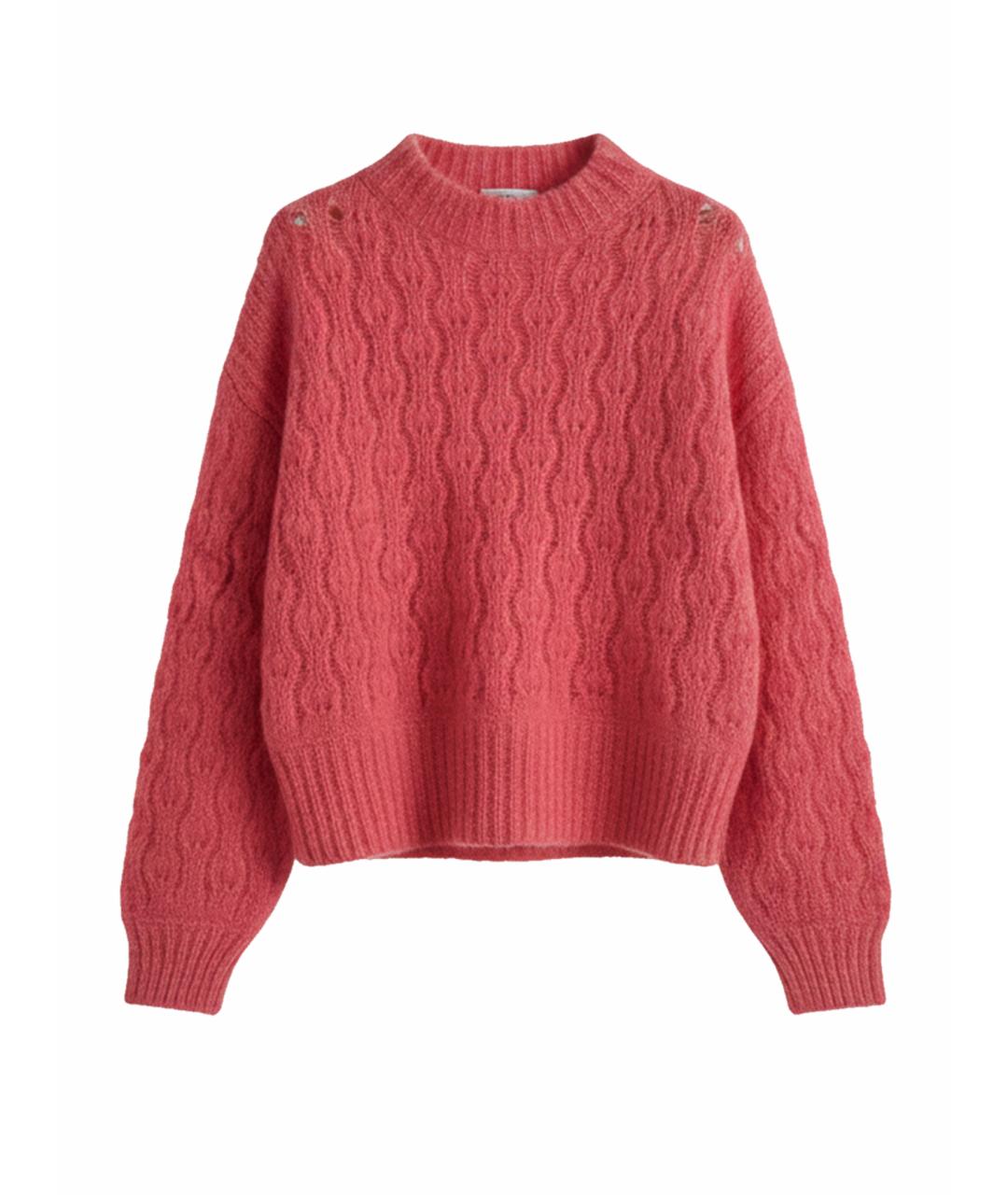 Tara Jarmon Розовый шерстяной джемпер / свитер, фото 1
