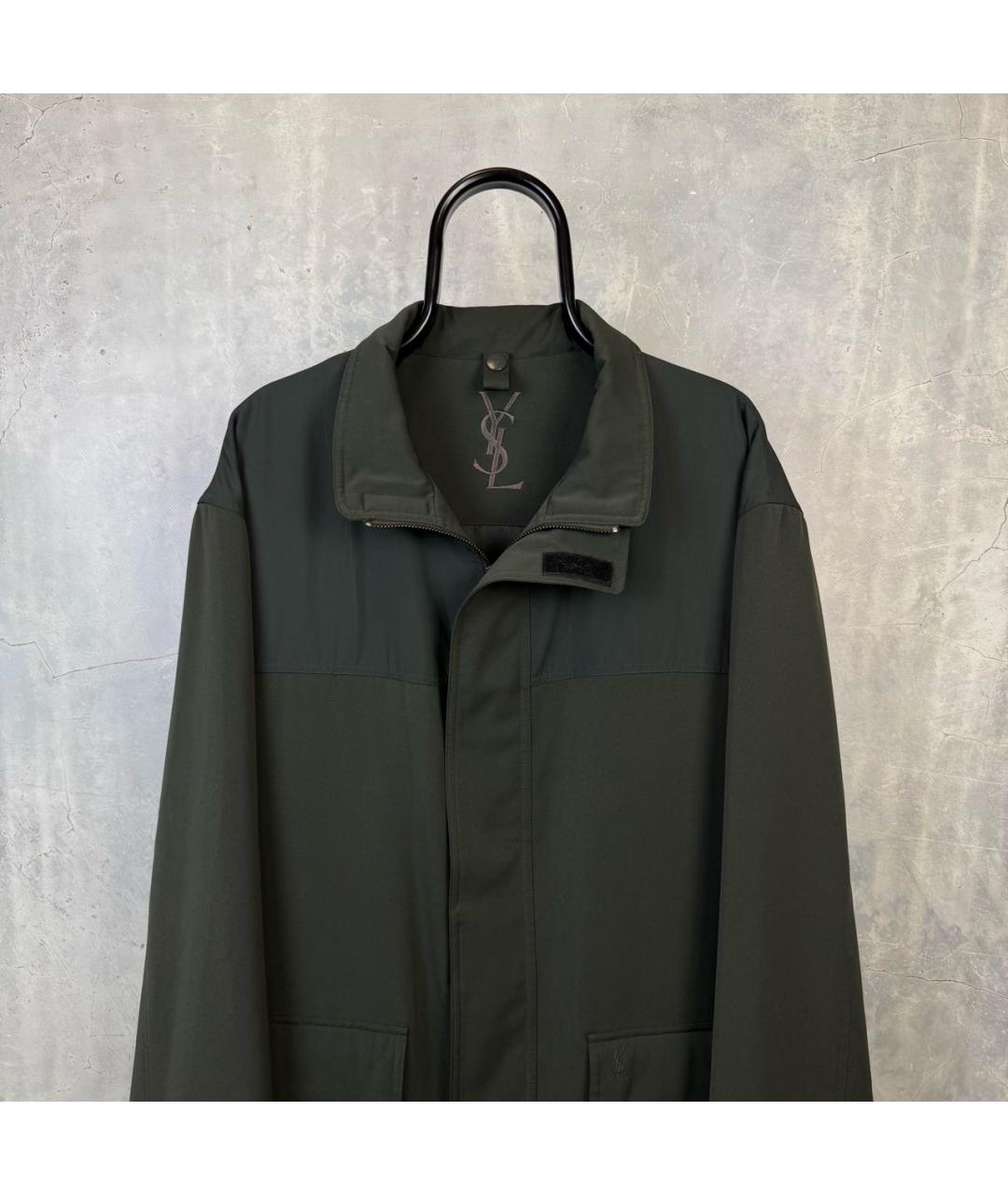 SAINT LAURENT Черная куртка, фото 2