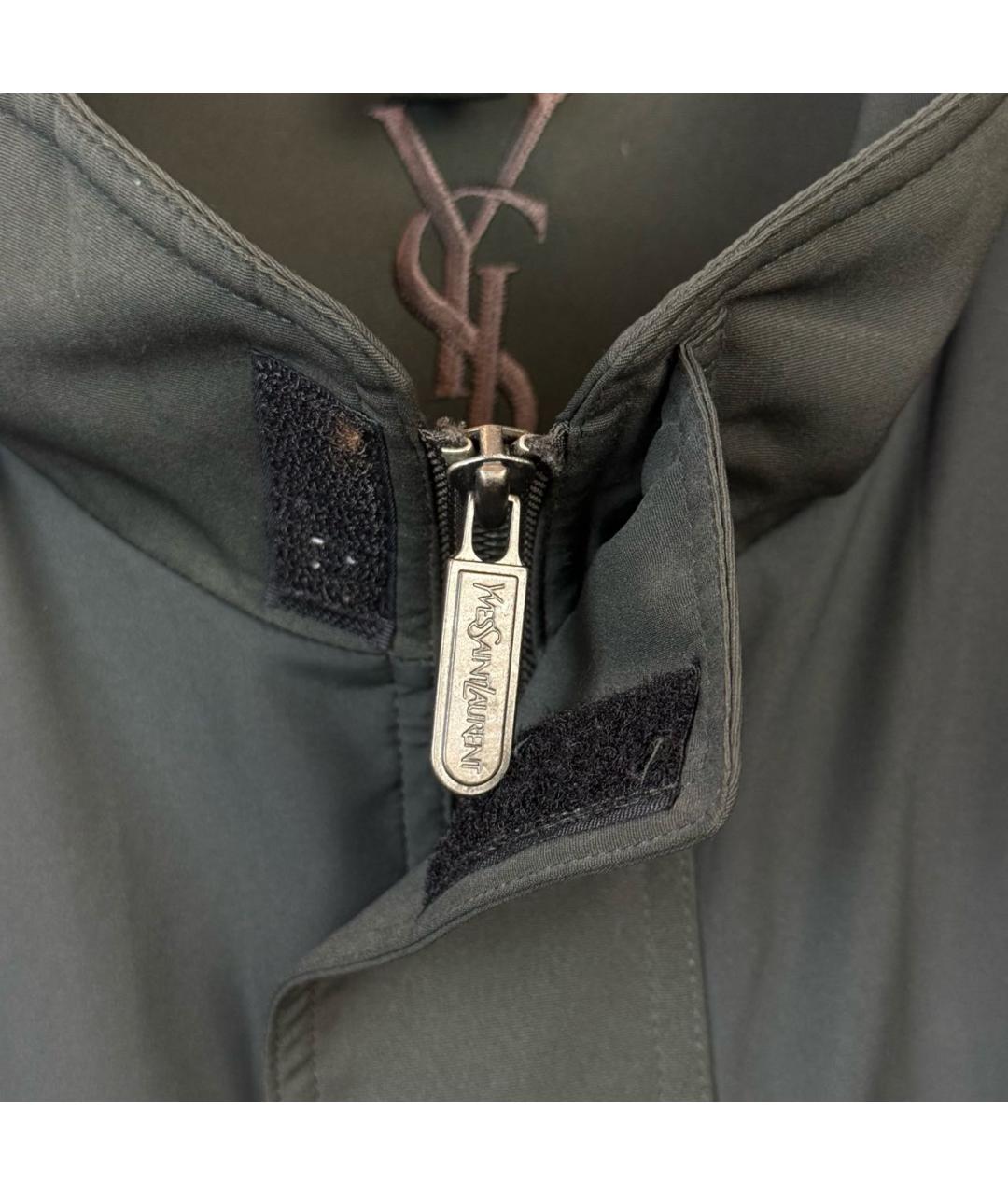 SAINT LAURENT Черная куртка, фото 6