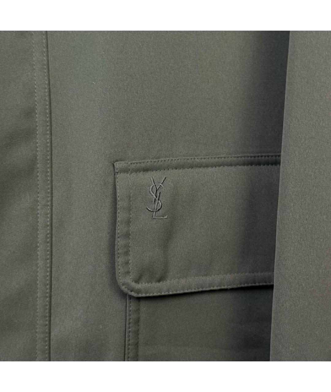 SAINT LAURENT Черная куртка, фото 4