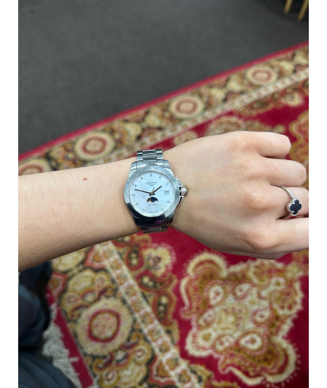 LONGINES Серебряные часы, фото 6